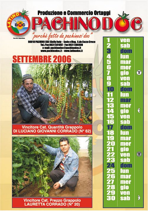 Calendario 2006